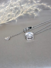 Load image into Gallery viewer, 3.00ct Round Brilliant Cut Intersectional 4-Prong Classic Moissanite Diamond Necklace
